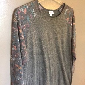 LuLaRoe ❤️FEATHER PRINT❤️ Randy, size 3XL